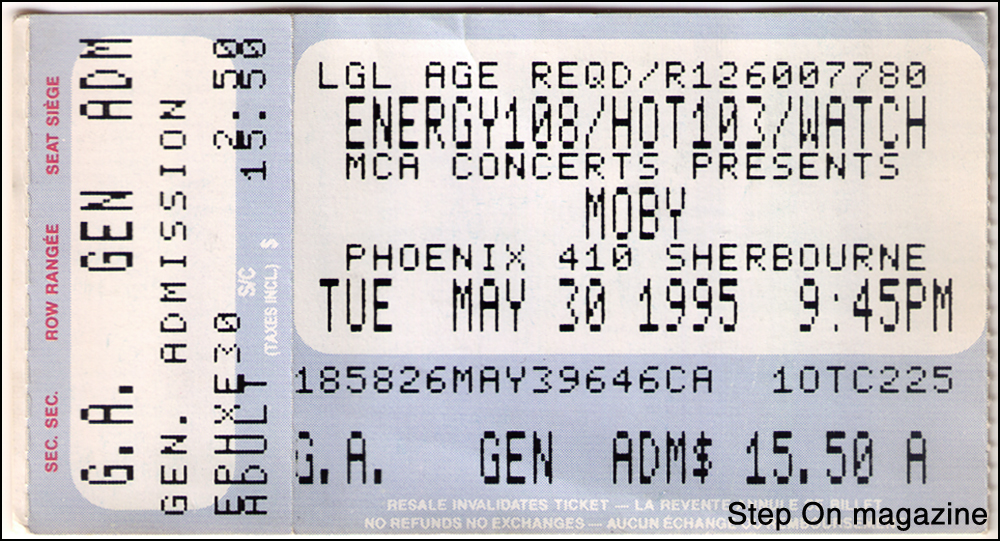 Were you there?&nbsp;Moby