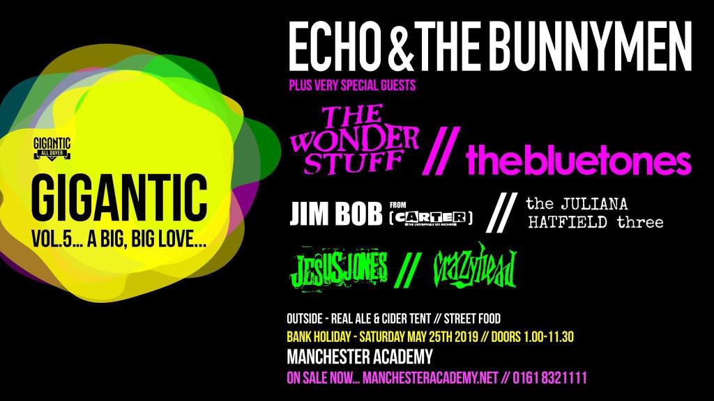 Gigantic All Dayer Vol. 5 – May 25th, Manchester&nbsp;Academy